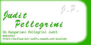 judit pellegrini business card